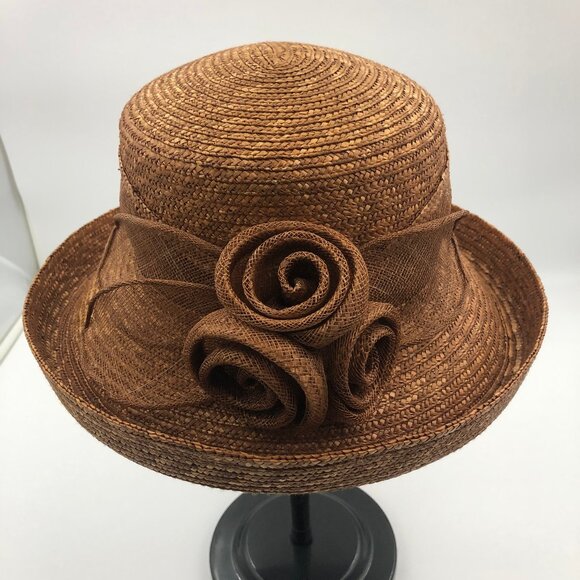 Vintage Betmar New York Straw Hat – Quiet Luxury Autumn Edit – Timeless Boutique - Picture 14 of 16